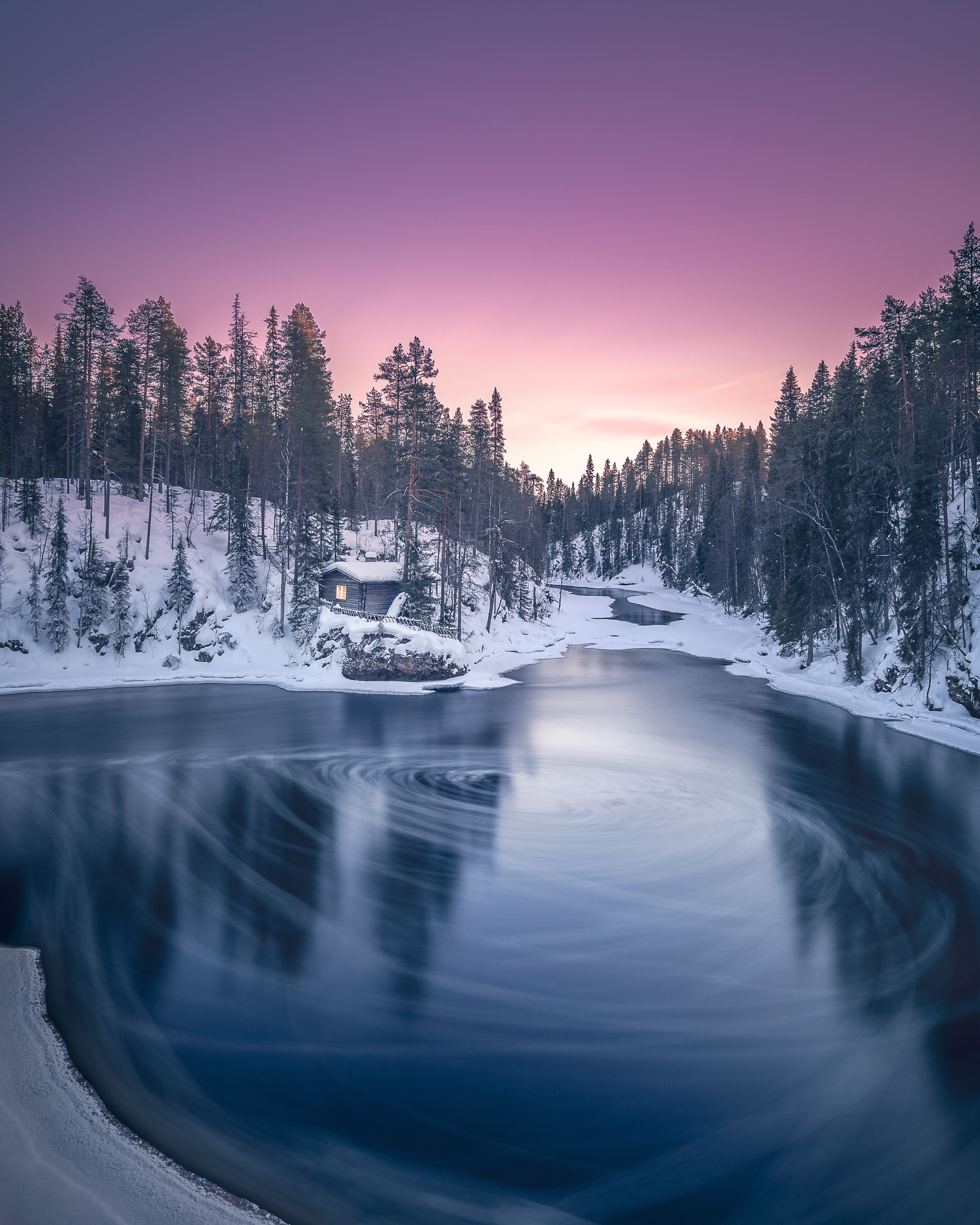 Control – a long-exposure river at dawn, perfectly exposed